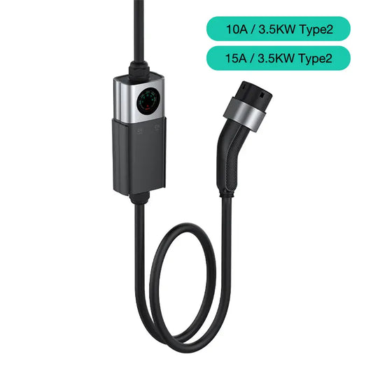 Portable EV Charger 10A/15A Type 2 newpowers